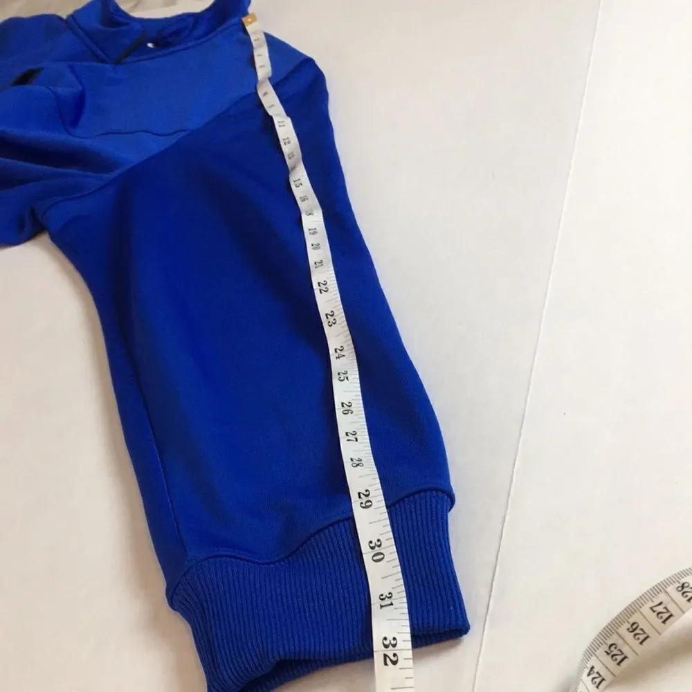 Nike Golf Mens 1/4 Zip Blue Long Sleeve Fleece Pullover Shirt - sz XL